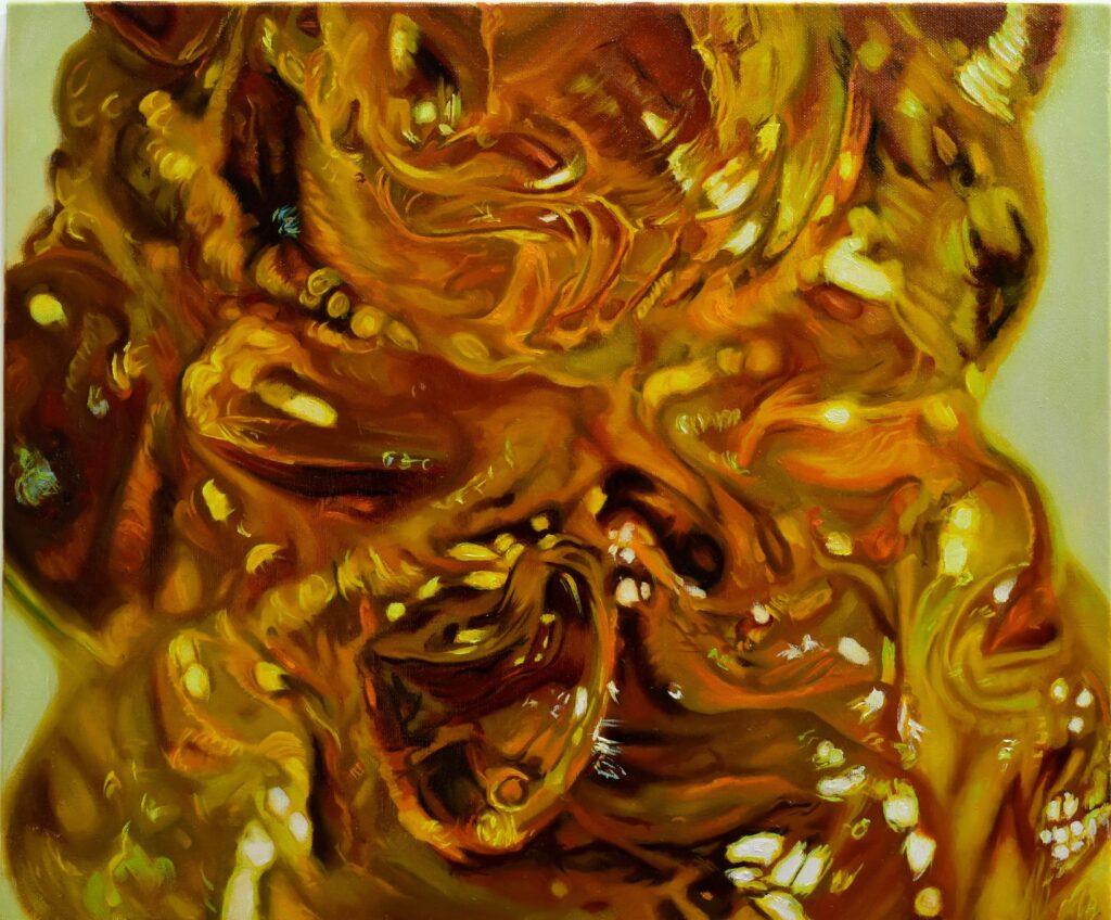 Orcus III, oil on canvas, 46x55 cm