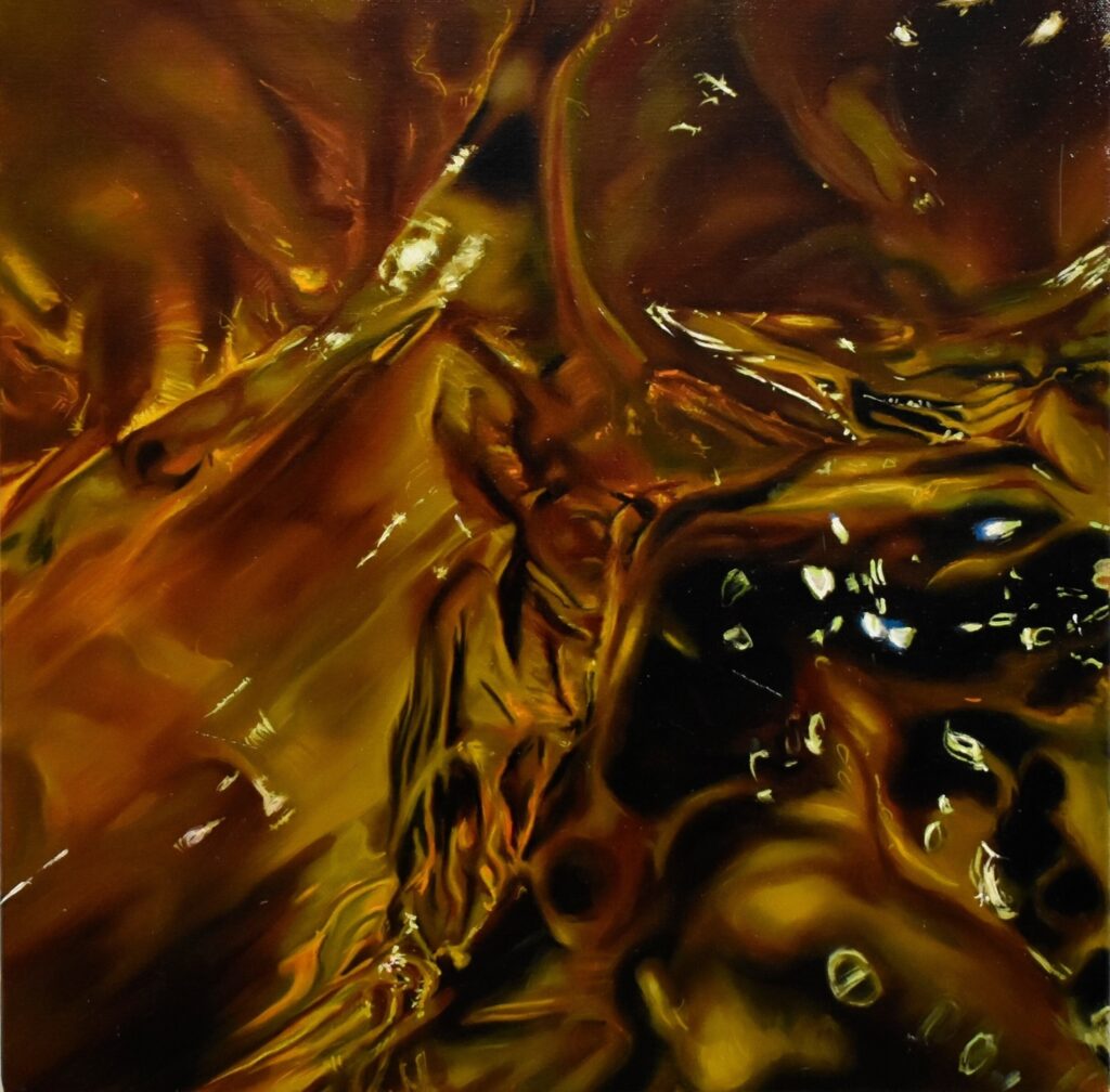 Orcus IV, oil on canvas, 50x50 cm