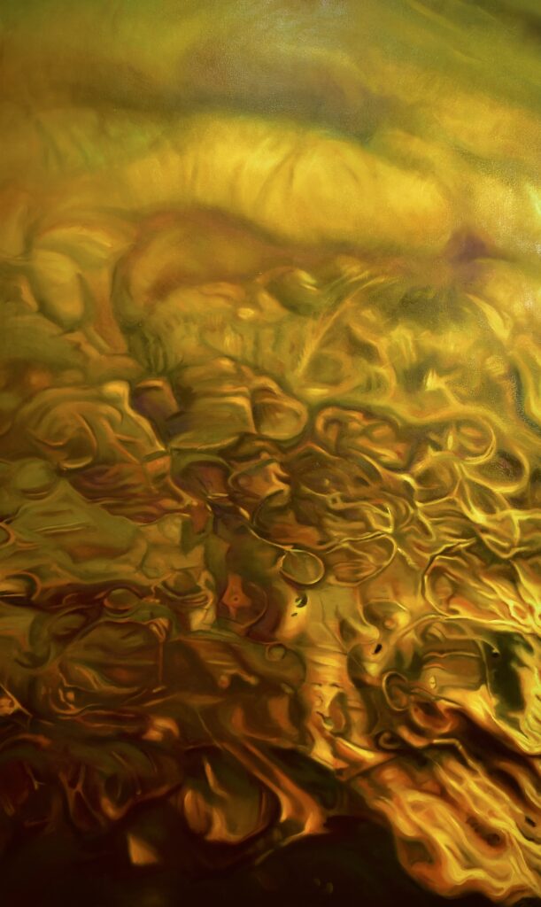 Orcus VI, oil on canvas, 200x120 cm